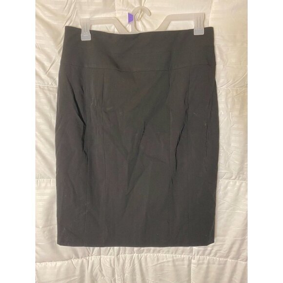 NWT NEW WOMENS WORTHINGTON BLACK CAREER BLACK SKIRT SIZE 16 ALINE PROFESSIONAL - Picture 1 of 2